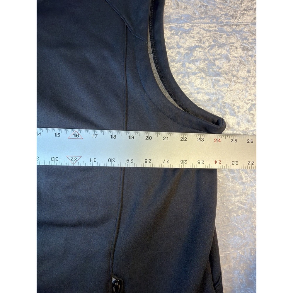 Under Armour Vest Mens XL Black Softshell Fleece Golf Full Zip Ulen NWOT - Picture 7 of 8
